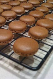 five spice and chocolate macaroons