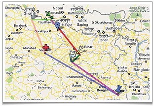 11 day and 2,486 km tour of India and Nepal with the Singapore Buddhist Fellowship. 11 day and 2,486 km tour of India and Nepal with the Singapore Buddhist Fellowship.